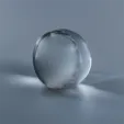 Orbit Crystal Paperweight — view 2