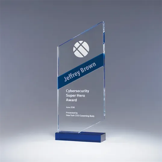 Forward Optic Crystal Award, 10" and 11.25" Sizes
