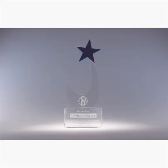 Sensation Star Optic Crystal Award — view 2