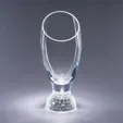 Profile Hand-Blown Crystal Cup Award — view 2
