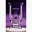Narrative Hand-Blown Crystal Golf Cup Award