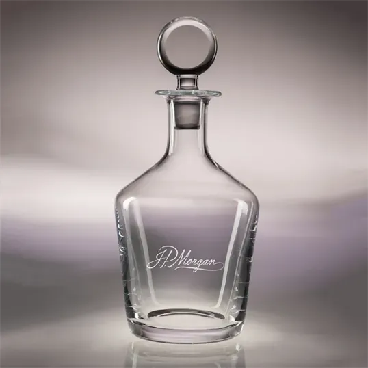 Craft Crystal Decanter, 34 oz — view 2