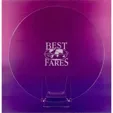 Round Hostess Tray, 12" or 8" Glass