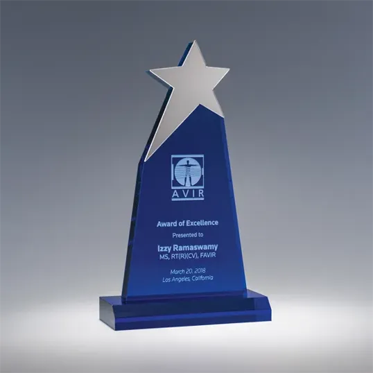 Supernal Acrylic Award, 8.75" x 5" x 2"