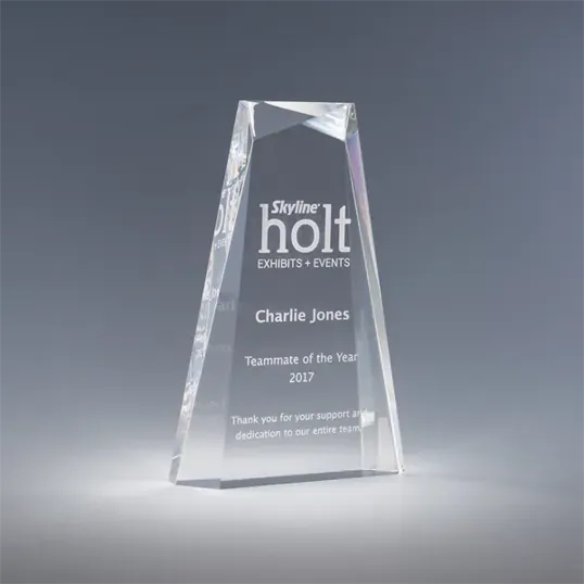 Sierra Clear Acrylic Award, 8.25 x 5.25 Inches
