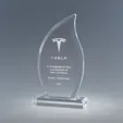 Ember Clear Acrylic Award, 8.5" x 5" x 2"