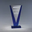 Ascendant Acrylic Award, 9.5 x 4 x 2 in Multi-Dimensional Shape