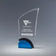 Cannondale Acrylic Award with Cobalt Blue and Black Accents