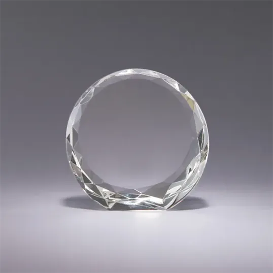 Illuminae Optic Crystal Paperweight — view 2