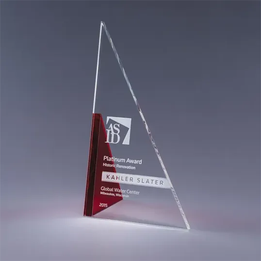 Apex Starphire Crystal Award — view 3