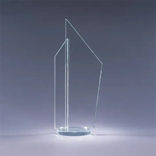 Crystal Award with Side Accent — view 2