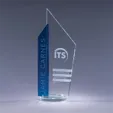 Crystal Award with Side Accent — view 3
