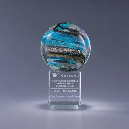 Helix Art Glass Crystal Award