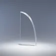 Silhouette Optic Crystal Award — view 2