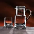 Executive Crystal Water Set with 28 oz. Pitcher and 8 oz. Tumbler — view 3
