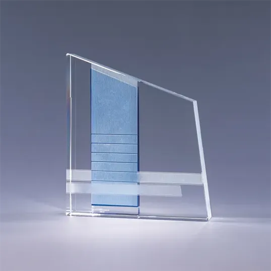 Chroma Optic Crystal Award, 7.25 x 6.25 Inch — view 3