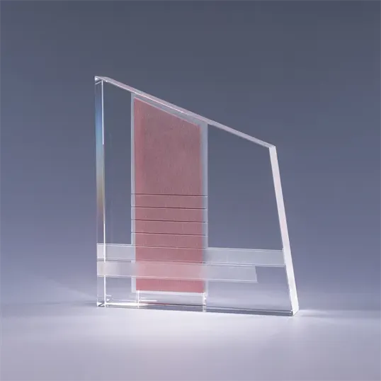 Chroma Optic Crystal Award, 7.25 x 6.25 Inch — view 6