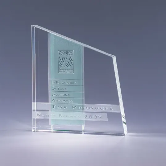 Chroma Optic Crystal Award, 7.25 x 6.25 Inch — view 7
