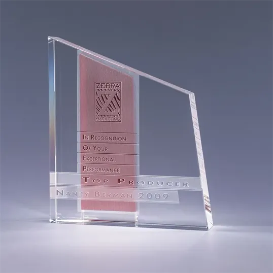 Chroma Optic Crystal Award, 7.25 x 6.25 Inch — view 8
