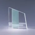 Chroma Optic Crystal Award, 7.25 x 6.25 Inch — view 5