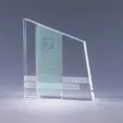 Chroma Optic Crystal Award, 7.25 x 6.25 Inch — view 7