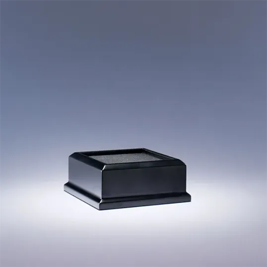 Prestige Non-Lighted Base, Black Lacquered Wood