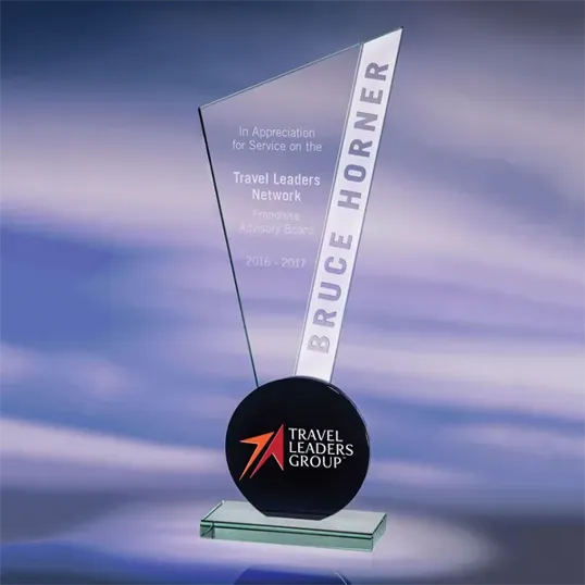 Exclaim Jade & Optic Crystal Award