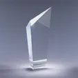 Pristine Optic Crystal Award, Two Sizes — view 3