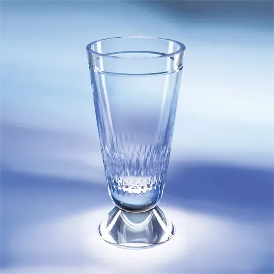 Expressions Hand-Blown Crystal Vase with Petal Cuts — view 5