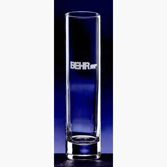 Cylinder Glass Bud Vase, 7.5"