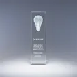Luminosity Optical Crystal Award, 10" Column