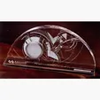 Frank Lloyd Wright Edge of Time Crystal Clock Award