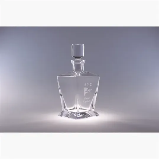 Duke Hand-Blown Crystal Decanter, 26 oz. — view 2