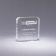 App Optic Crystal Paperweight — view 3