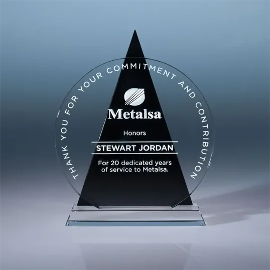 Icon Optic Crystal Award, Triangle