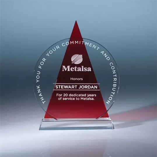 Icon Optic Crystal Award, Triangle — view 9