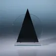 Icon Optic Crystal Award, Triangle — view 6