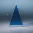 Icon Optic Crystal Award, Triangle — view 8