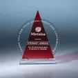 Icon Optic Crystal Award, Triangle — view 9