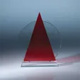Icon Optic Crystal Award, Triangle — view 10