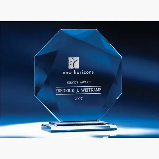 Crystal Octavia Award in Optic Crystal, Two Sizes