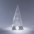Dynasty Pyramid Optic Crystal Award