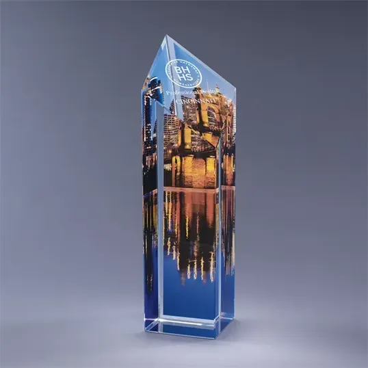 Encore Optic Crystal Award, No Base — view 3