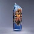 Encore Optic Crystal Award, No Base — view 3