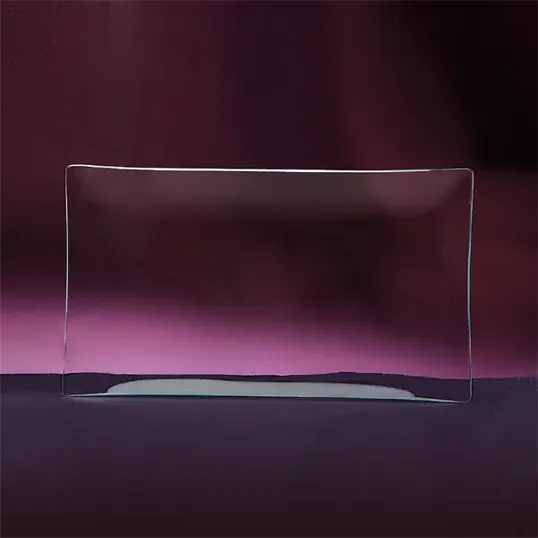 Rectangle Hostess Tray, 8" x 14" Bent Glass — view 2