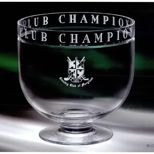 Museum Hand-Blown Crystal Bowl Award