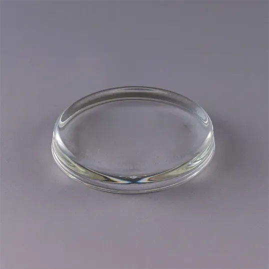 Ellipse Optic Crystal Paperweight — view 2