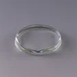 Ellipse Optic Crystal Paperweight — view 2