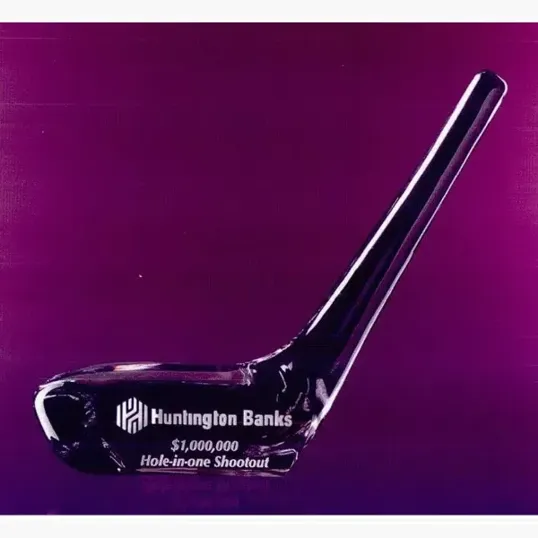 Golf Club Driver Glass Award