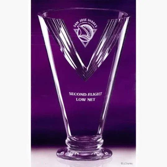 Victory Cup 24% Lead Crystal Award